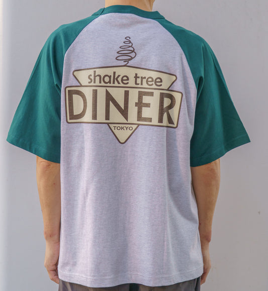 5th Anniversary Original Raglan     T-Shirt 【Green×Gray】